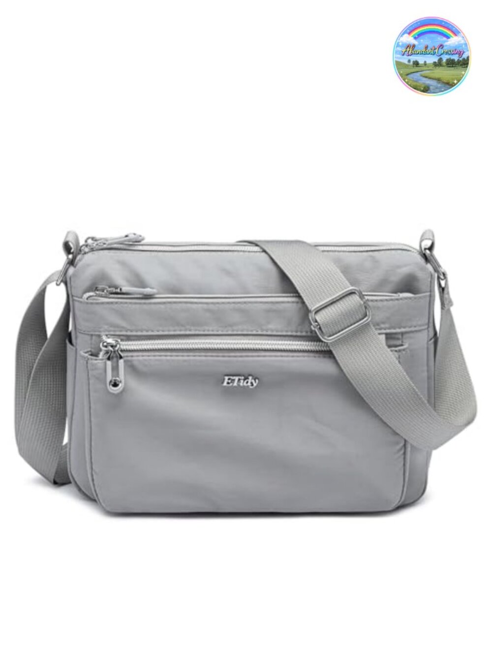 ETidy Casual Nylon Shoulder Bag for Women Lightweight Water Resistant Crossbody